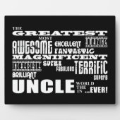Fun Gifts for Uncles: Grootste oom Fotoplaat (Voorkant)
