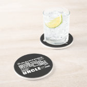 Fun Gifts for Uncles : Grootste oom Zandsteen Onderzetter (Zijkant)