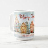 Fun Gingerbread Houses Christmas Mok (Voorkant links)