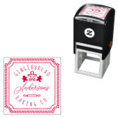 Fun Gingerbrood Cookies Gepersonaliseerde familien Zelfinktende Stempel (In situ)