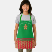 Fun Gingerbrood Holiday Schort (Insitu)