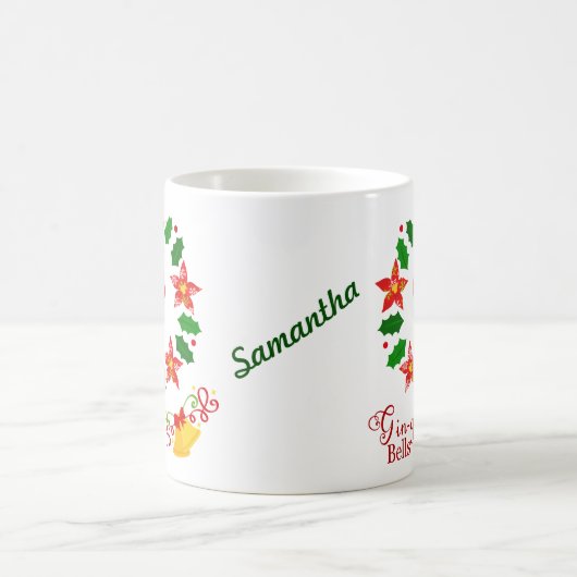Fun Gingle Bells kerstfeestdag Koffiemok (Center)
