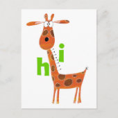 Fun Giraffe Briefkaart (Voorkant)