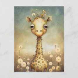 Fun Giraffe Briefkaart