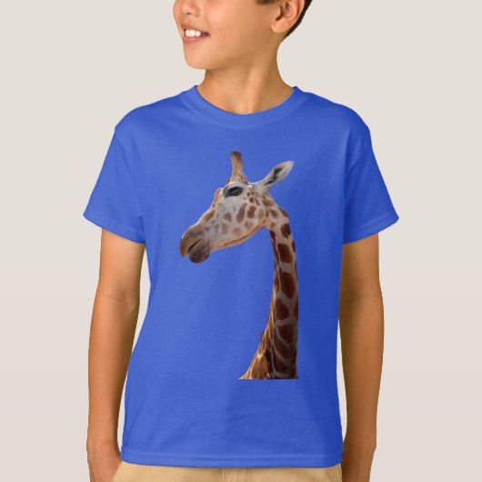 Fun Giraffe foto T-Shirt (Voorkant)