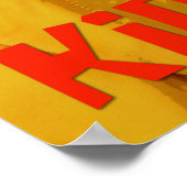 Fun Giraffe Poster! Poster (Hoek)