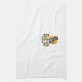 Fun Giraffe Vintage Gravure Shirt Ontwerp_1 Theedoek (Verticaal)