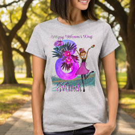 Fun Girl 8 March International Women’s Day T-Shirt