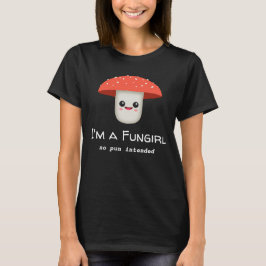 Fun Girl Fungi-paddenstoel T-shirt