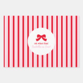 Fun Girl Oh What Fun Happy Birthday Inpakpapier Vel (Voorkant)