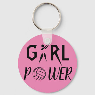 Fun Girl Power Netball Sleutelhanger