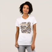 Fun Girlfriend Liefhebber Vintage Typografie Shirt (Voorkant volledig)