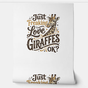 Fun Girlfriend Liefhebber Vintage Typografie Shirt Behang