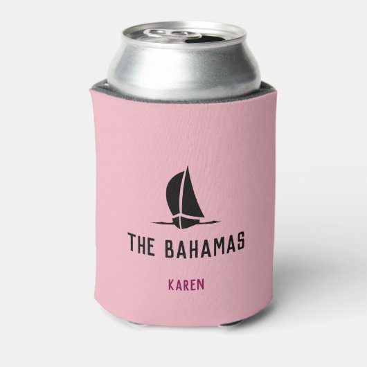 Fun Girls Trippin... Uw bestemming en naam Blikjeskoeler (Blikje Achterkant)