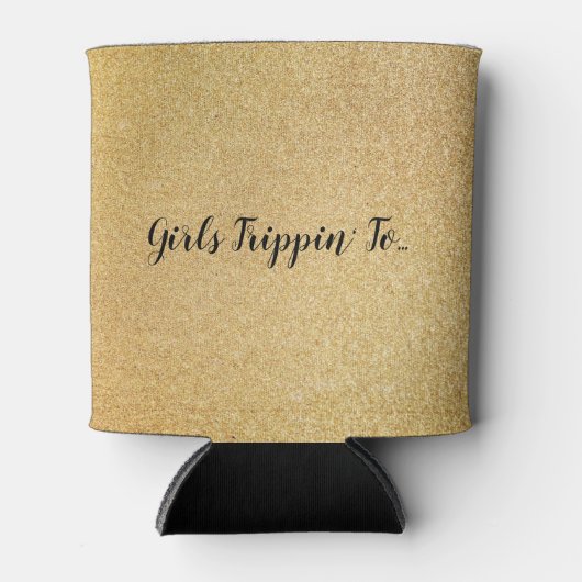 Fun Girls Trippin... Uw bestemmingsgoud Blikjeskoeler (Voorkant)