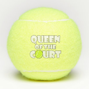 Fun Girls/Women's Tennis Player Queen of the Court Tennisballen