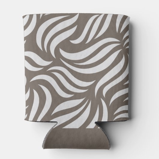 Fun Girly Tropical Flamingo & Foliage Vacation Blikjeskoeler (Achterkant)