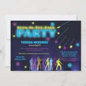 Fun Glow in the Dark Party Invitation Kaart (Voorkant)