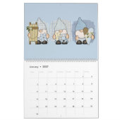 Fun Gnomes 2025 Gezinsvriendelijk Kalender (Jan 2027)