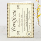 Fun Gold Cadeaubon Kaart (Gele Bloem)