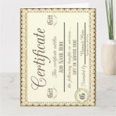 Fun Gold Cadeaubon Kaart (Voorkant)