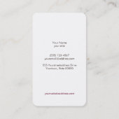 Fun Gold Circles & Colorful Confetti Pattern Visitekaartje (Achterkant)