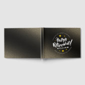 Fun Gold Glitter Stars Retirement New Adventures Gastenboek (Volledig)