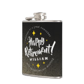 Fun Gold Glitter Stars Retirement New Adventures Heupfles (Links)