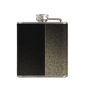 Fun Gold Glitter Stars Retirement New Adventures Heupfles (Achterkant)