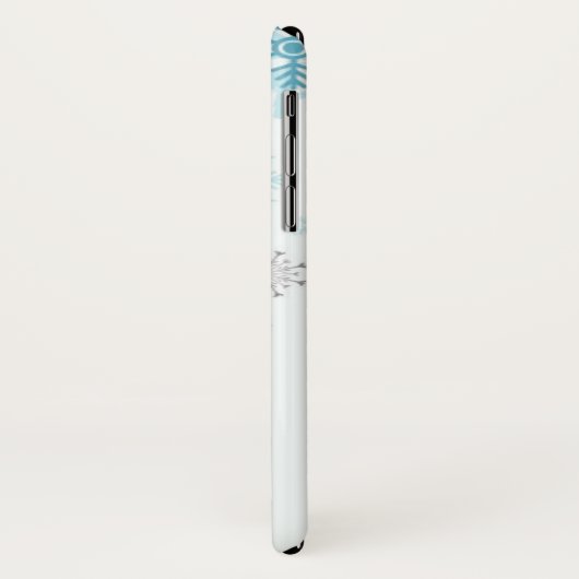 Fun Gold Sparkles laat het sneeuwen Case-Mate iPhone Case (Achterkant/links)