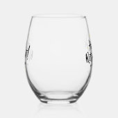 Fun Gold Stars Retirement New Adventures Wijnglas Zonder Voet (Links)