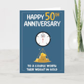 Fun Golden Jubileum 50 jaar Kaart (Voorkant)