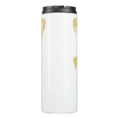 Fun Golden Labrador Retriever Dog Art gepersonalis Thermosbeker (Achterkant)