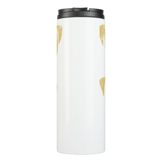 Fun Golden Labrador Retriever Dog Art gepersonalis Thermosbeker (Achterkant)