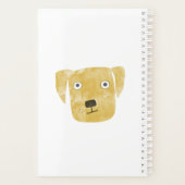 Fun Golden Labrador Retriever Dog Persoonlijk Planner (Achterkant)