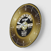 Fun Golden Oldies Vinyl 45 Record gepersonaliseerd Grote Klok (Hoek)