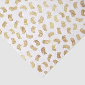 Fun Golden Paint Strokes Tissuepapier (Detail)