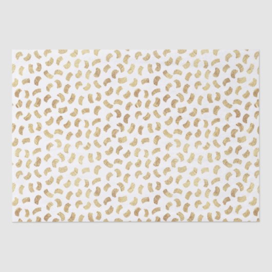 Fun Golden Paint Strokes Tissuepapier (Voorkant)