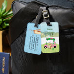 Fun Golf Cart Course Clubs Monogram Naam Bagagelabel<br><div class="desc">Een aanraking van een golfhumor voor de vriendin in je leven, die plezier zal hebben met deze — een leuke golfkar voor de golfgeliefde die graag speelt met stijl — van gewoon liefhebben om te spelen — gepersonaliseerd met voornaam — met twee kleuren die uniek zijn. Of, haal er eentje...</div>