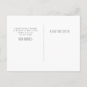 Fun Golf Cart Moving Announcement Card Aankondigingskaart (Achterkant)