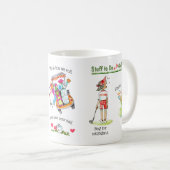 Fun Golf Course Stuff Mug Koffiemok (Voorkant rechts)