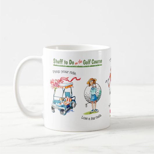 Fun Golf Course Stuff Mug Koffiemok (Links)