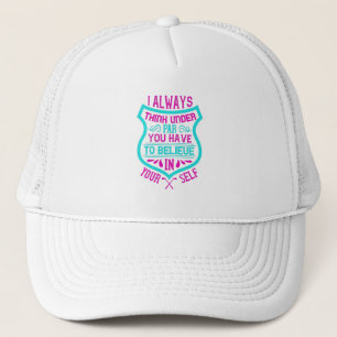 Fun Golf Design Quote Trucker Pet