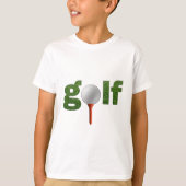 Fun Golf Design T-shirt (Voorkant)