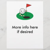 Fun Golf Flyer (Achterkant)