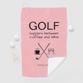 Fun Golf gebeurt op persoonlijke Golfhanddoek