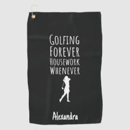 Fun Golf Gifts For Ladies Women For Her Golfer Golfhanddoek