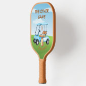 Fun Golf Guy ook Plays Pickleball Paddle (Links)