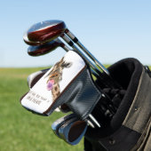 Fun Golf Hoofdhoes Speelse Giraf Glimlach Tekst Golfheadcover (Insitu)