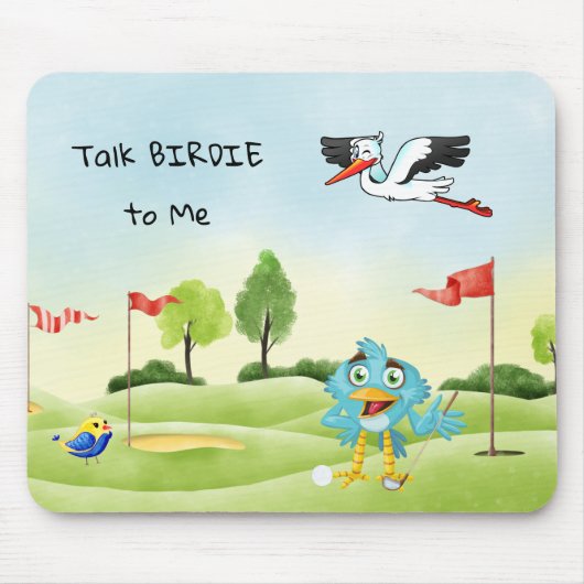 Fun Golf Muismat Talk Birdie voor mij (Voorkant)